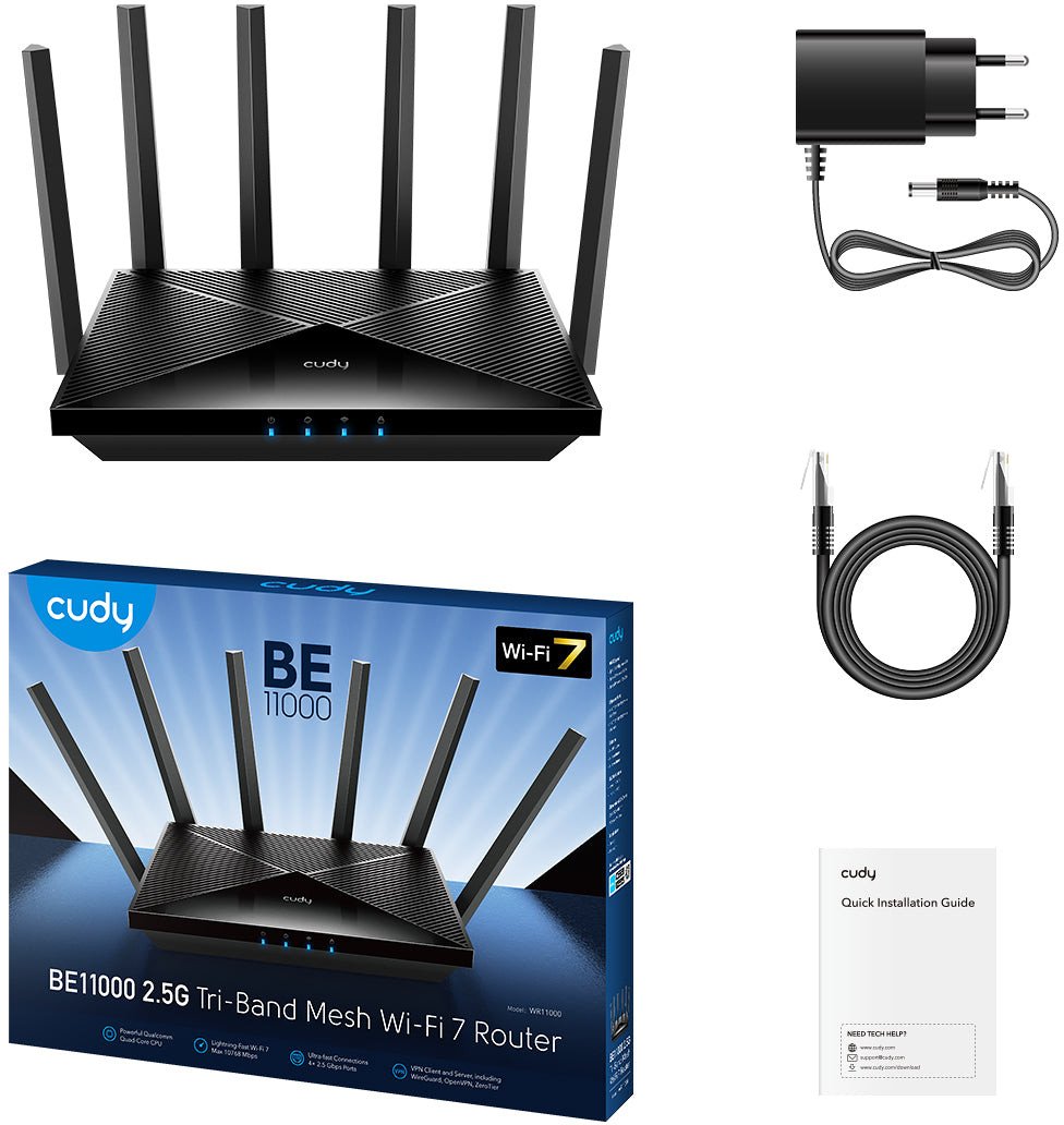 фото Беспроводной маршрутизатор (роутер) Cudy WR11000