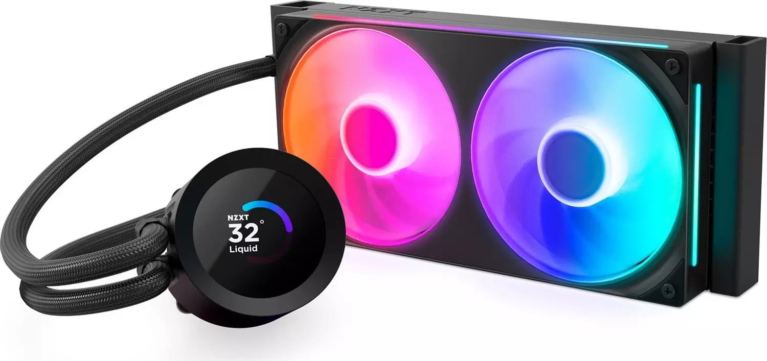 фото Водяне охолодження NZXT Kraken Plus 240 RGB Black (RL-KR240-B2)