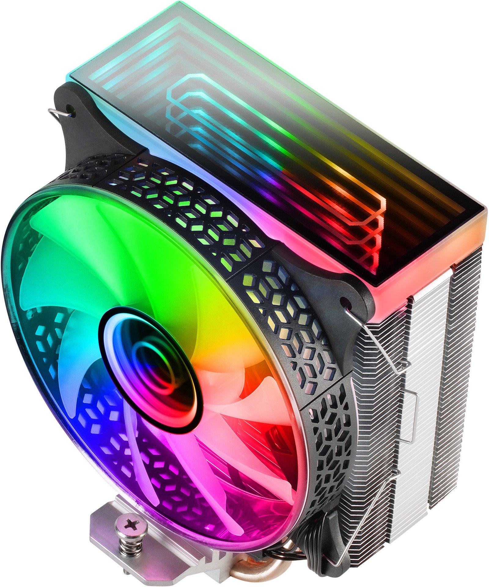 фото Воздушное охлаждение Mars Gaming Dual Infinity Mirror ARGB Black