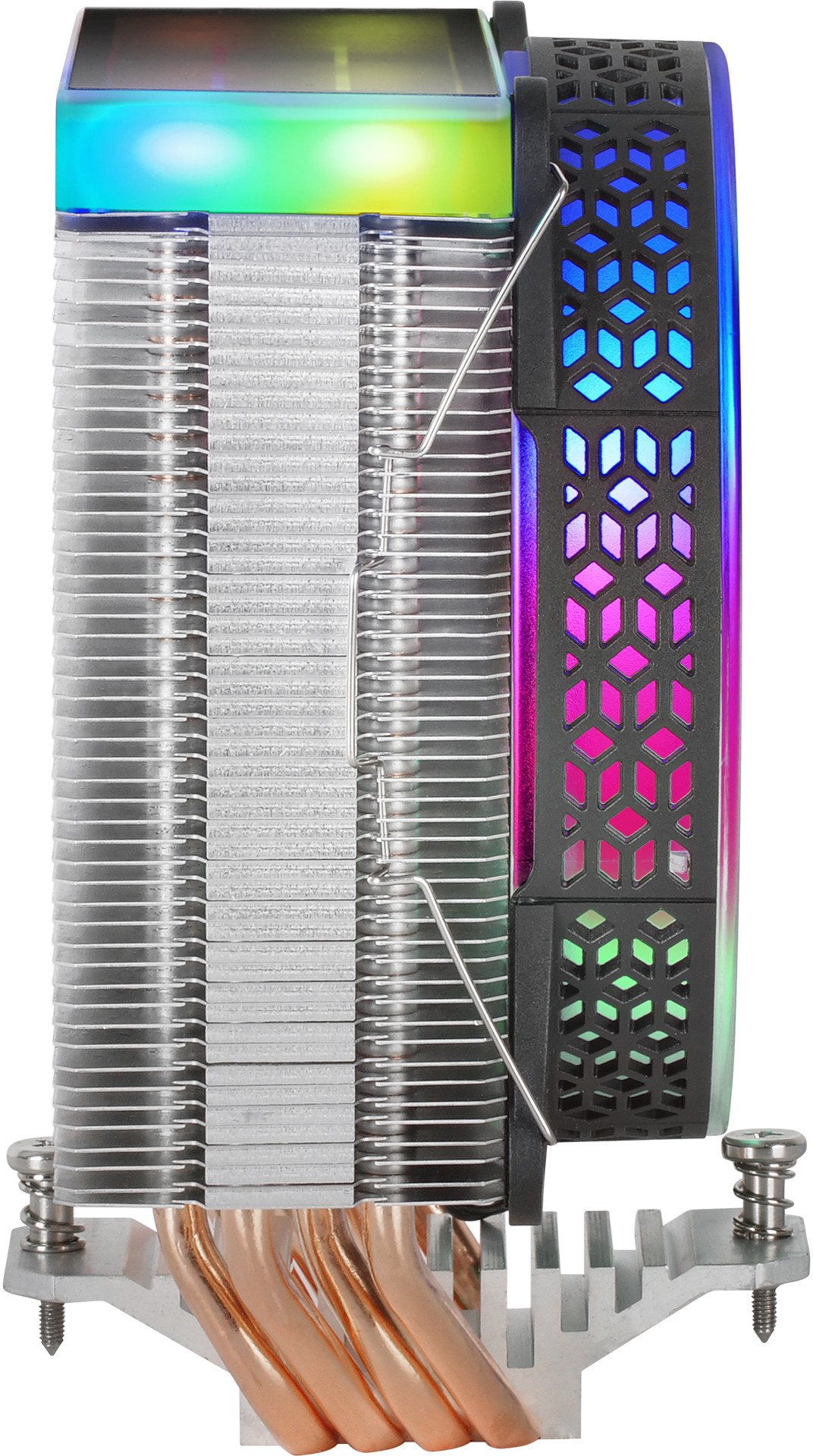 фото Воздушное охлаждение Mars Gaming Dual Infinity Mirror ARGB Black