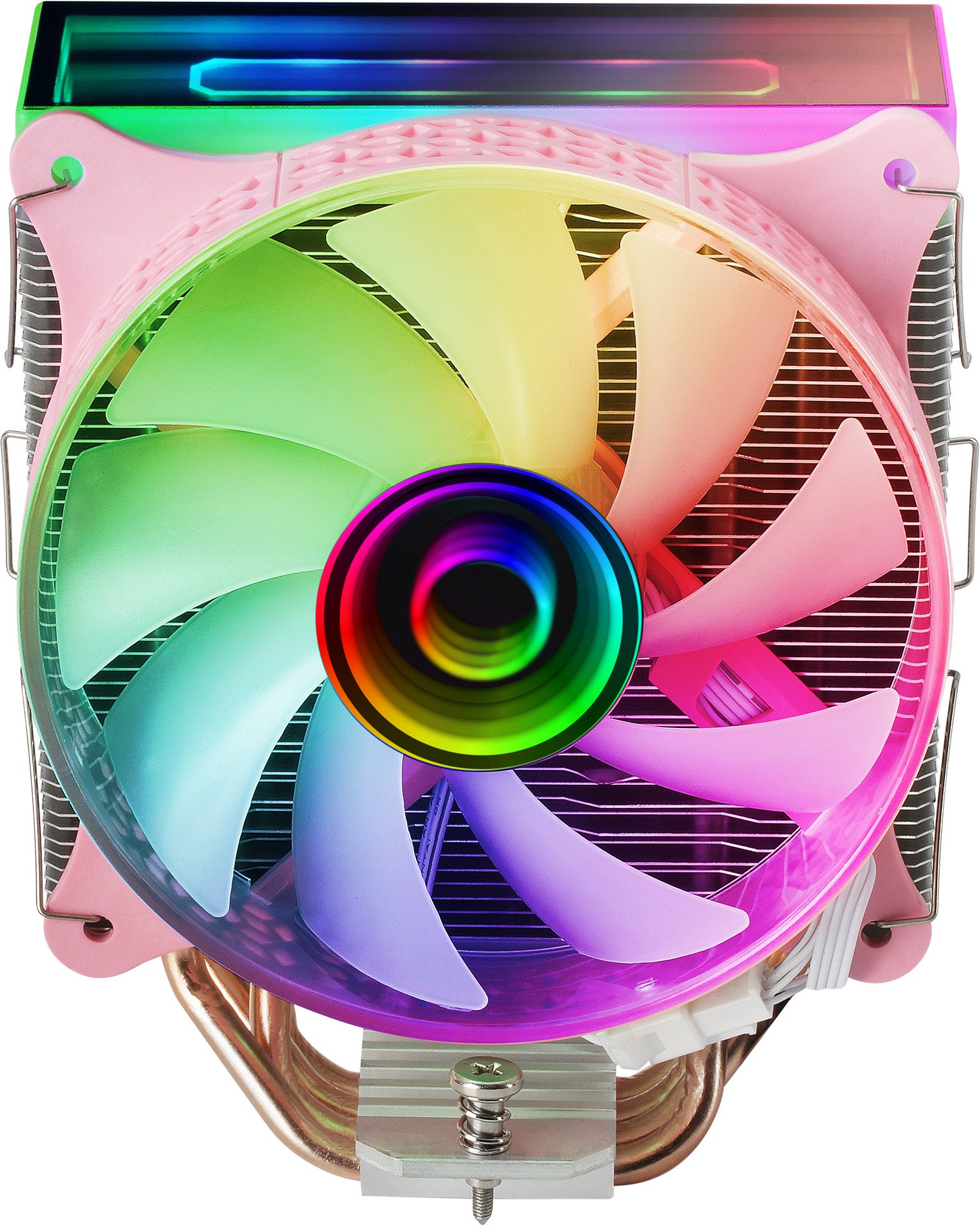 фото Воздушное охлаждение Mars Gaming Dual Infinity Mirror ARGB Pink