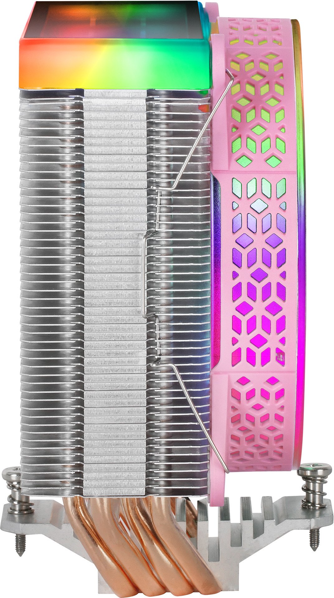 фото Воздушное охлаждение Mars Gaming Dual Infinity Mirror ARGB Pink