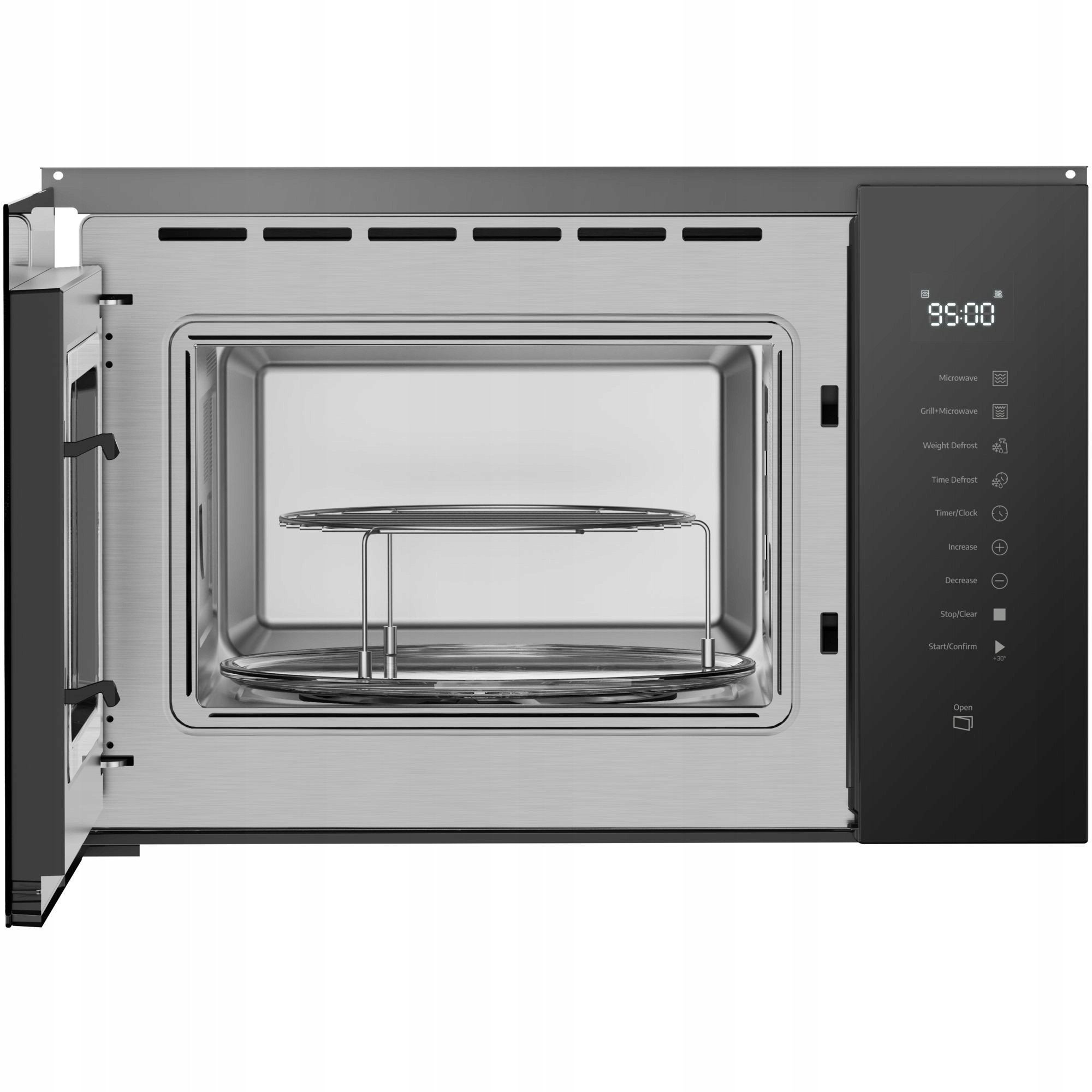 фото Мікрохвильовка Beko BMGB25353KSB — вбудована 25 л, 900 Вт із грилем 1000 Вт