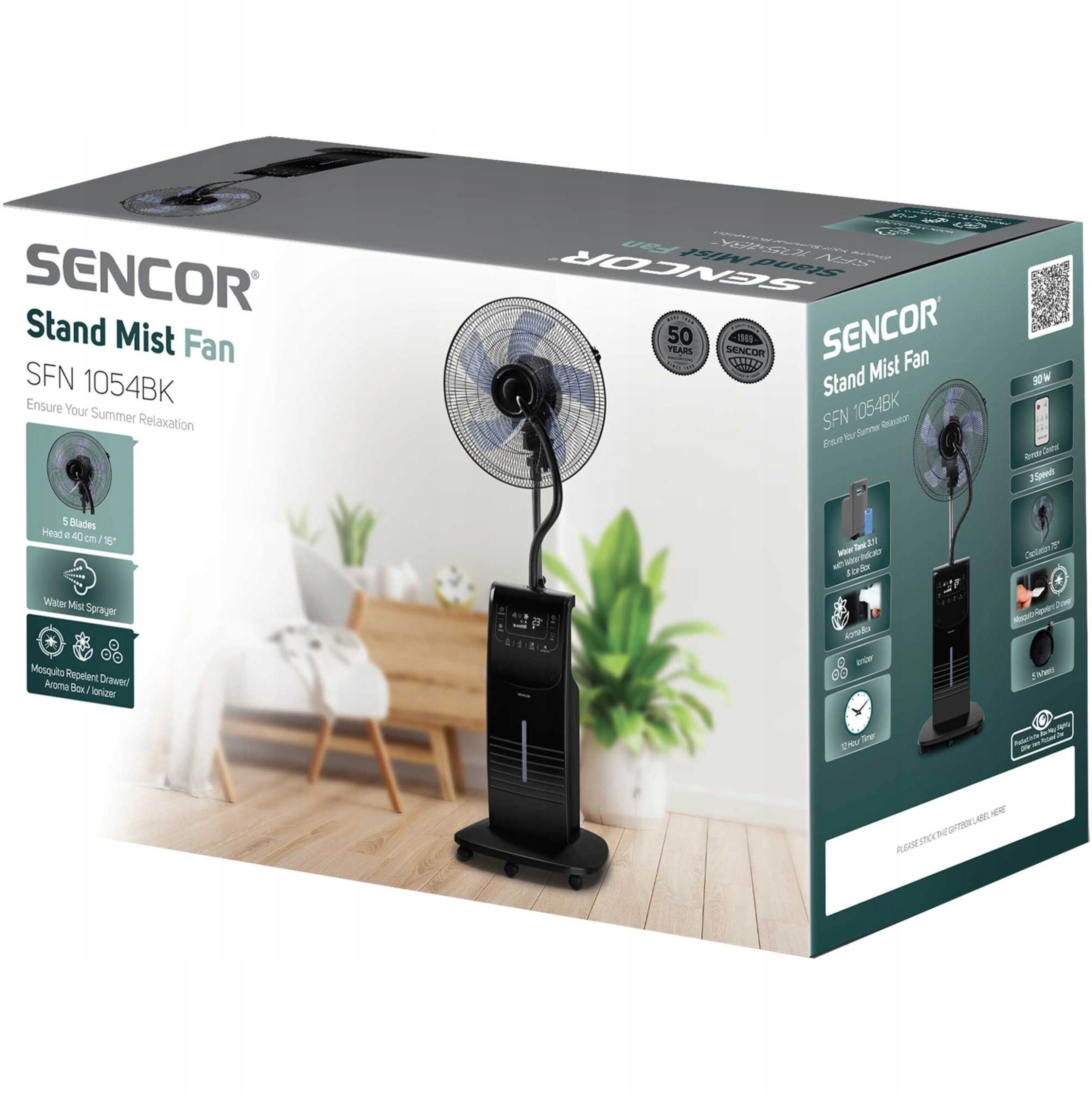 фото Вентилятор напольный Sencor SFN 1054BK