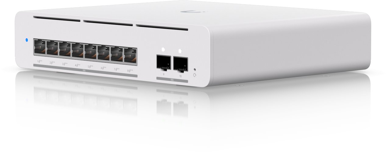 фото Комутатор керований рівня 3 Ubiquiti USW-PRO-XG-8-POE