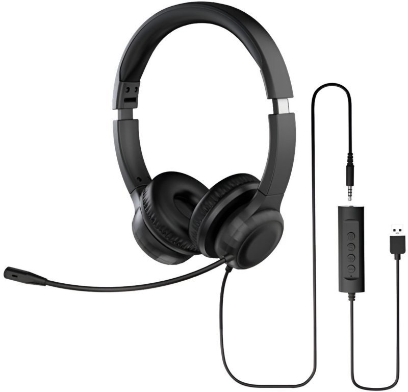 фото Навушники з мікрофоном Acer AHW154 Black (GP.HDS11.02D)