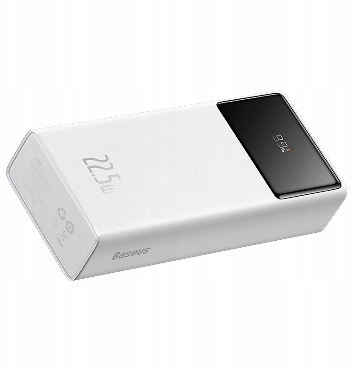 фото Зовнішній акумулятор (павербанк) Baseus EnerFill FP41 30000mAh White (E0027K01)