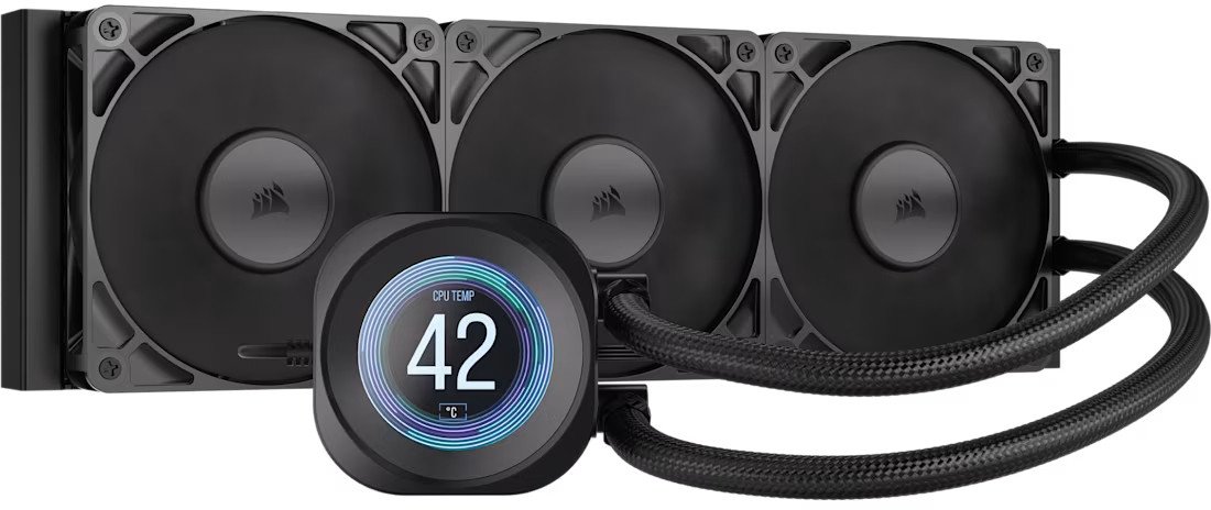 фото Водяне охолодження Corsair Nautilus 360 RS LCD Black (CW-9061033-WW)