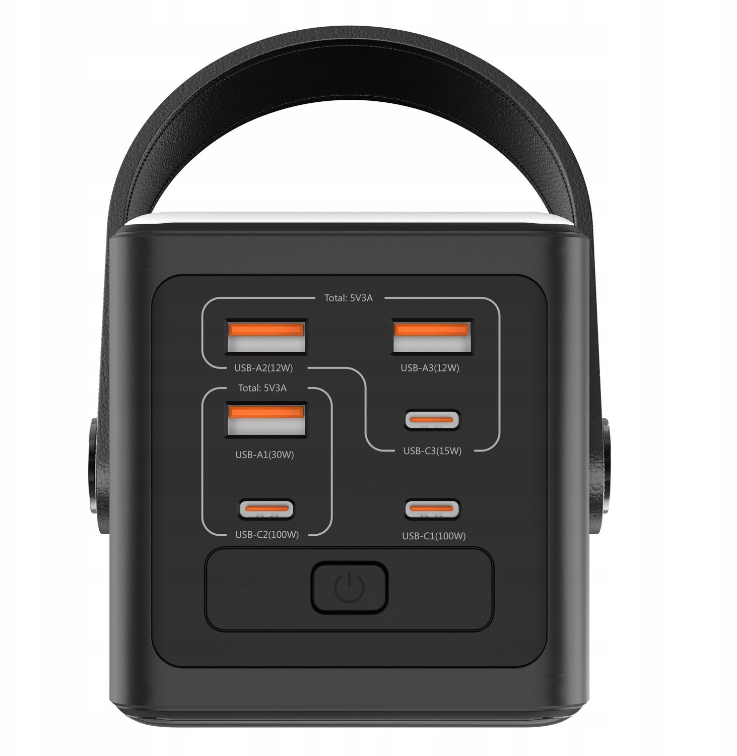 фото Зовнішній акумулятор (павербанк) GoGen PB600002B 60000mAh Black