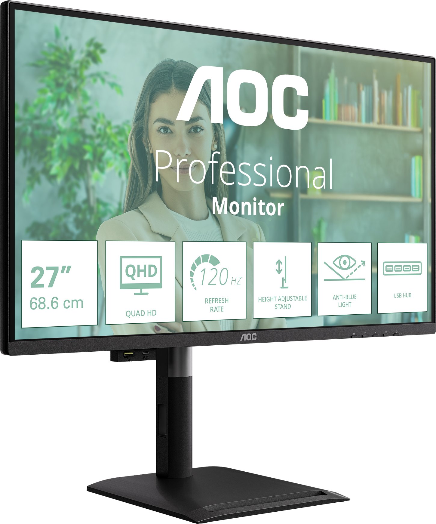 фото Монітор AOC Q27P4U