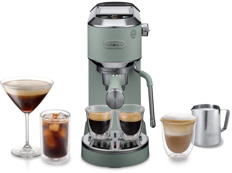 фото Рожковая кофеварка эспрессо Delonghi Dedica Duo EC 890.GR