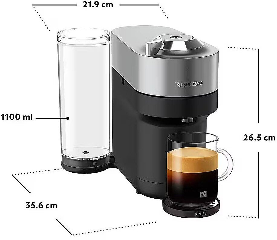 фото Капсульная кофеварка эспрессо Krups Nespresso Vertuo Pop+ XN930T10