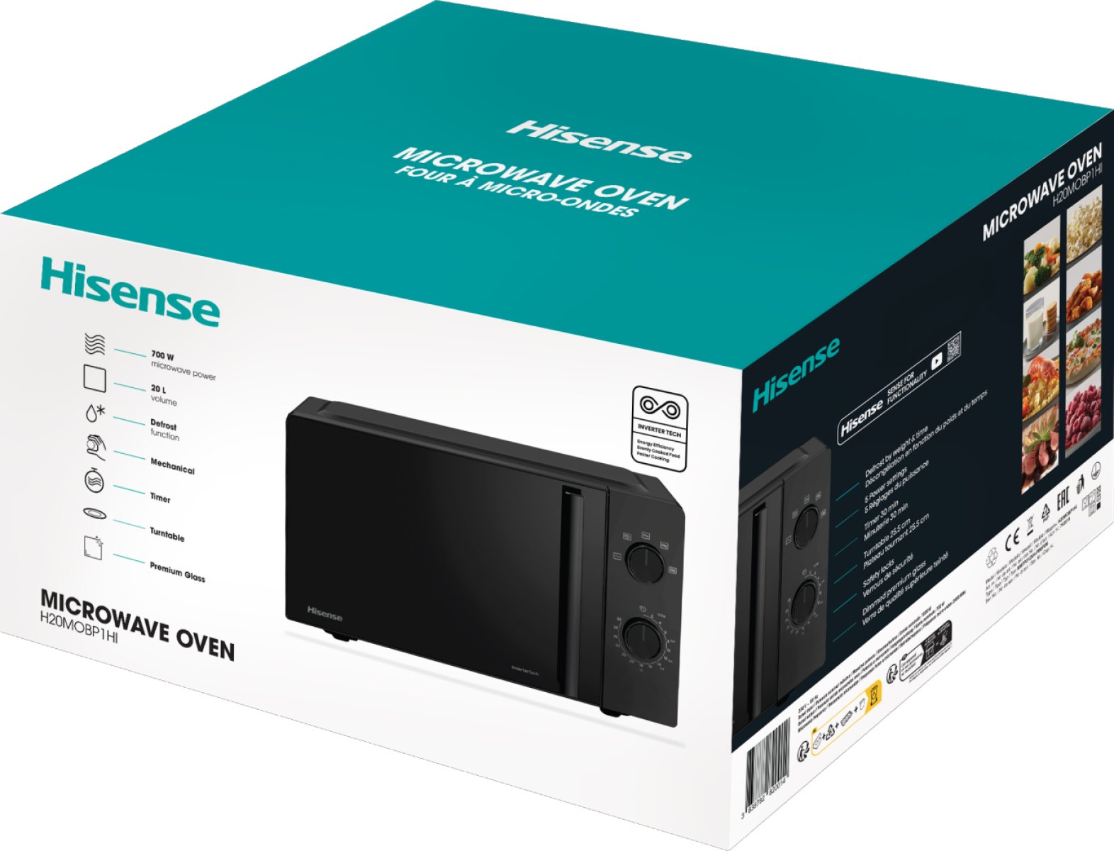 фото Мікрохвильовка Hisense H20MOBP1H