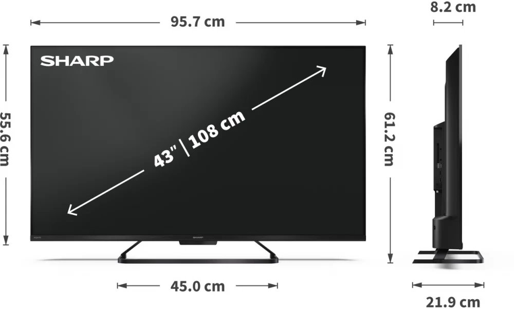 фото Телевізор Sharp 43HR7265E