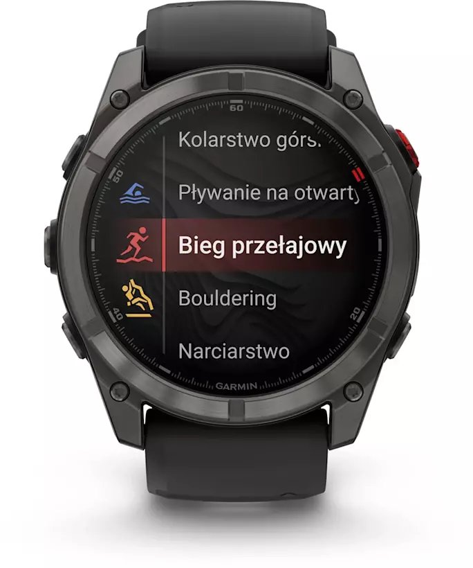 фото Смарт-годинник Garmin Fenix 8 Pro 51 mm Amoled Carbon Gray DLC Titanium with Black/Pebble Gray (010-03199-00/01)