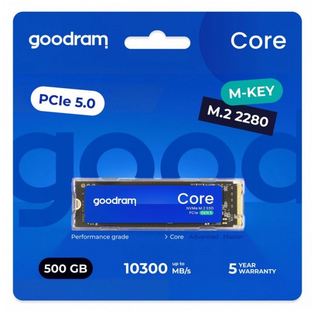 фото SSD накопичувач Goodram Core 500 GB (SSDR-GRC01-500-80)