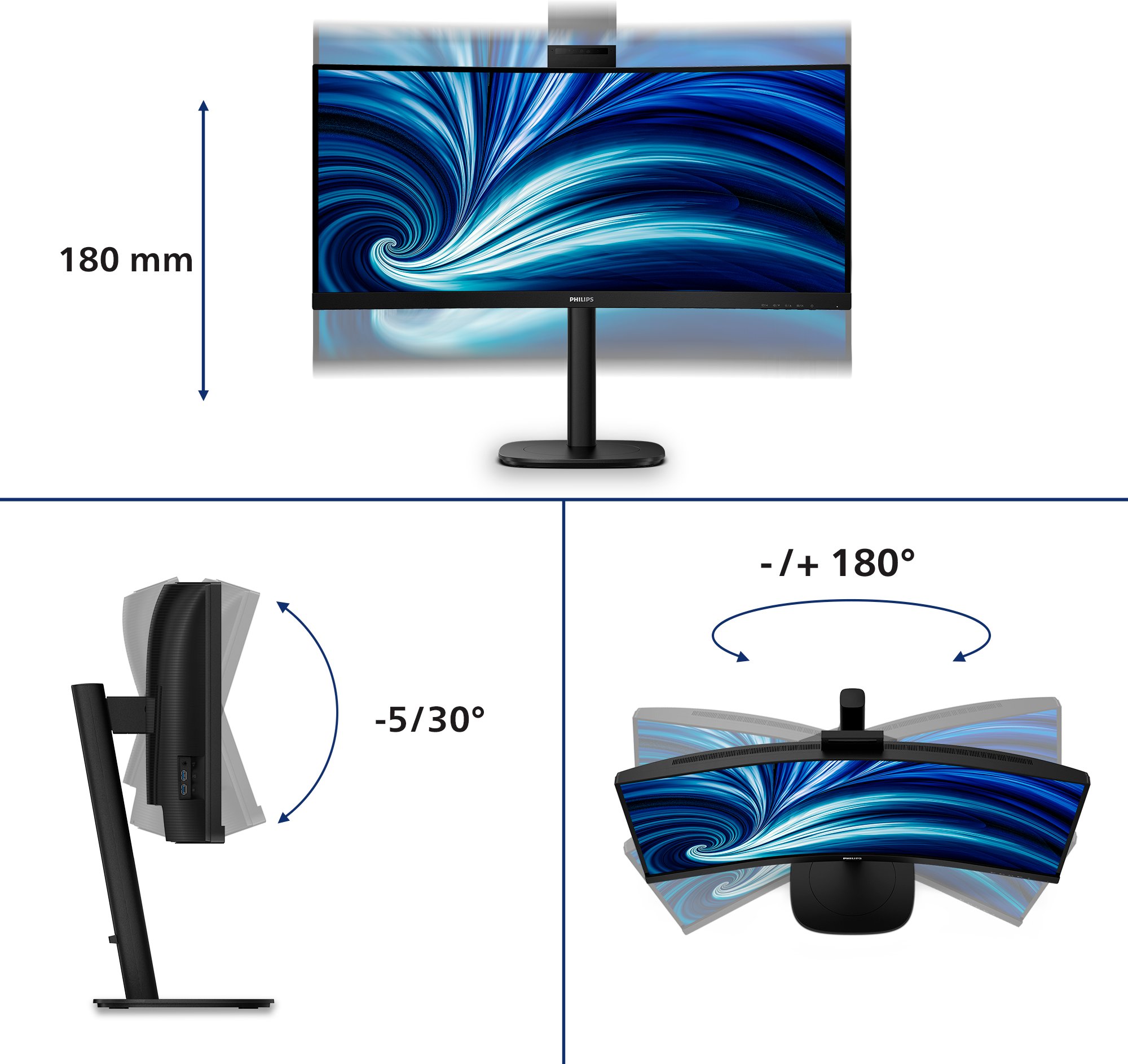 фото Монитор Philips 34B2U3600CH/00