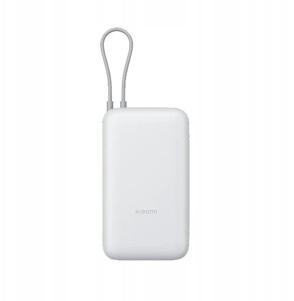 фото Внешний аккумулятор (пауэрбанк) Xiaomi 20000mAh 22.5W Integrated Cable Light Gray (BHR9738GL)