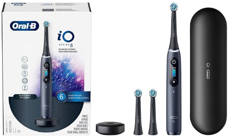 фото Електрична зубна щітка Oral-B iO Series 8N iOM8.1B2.2BD Black Onyx