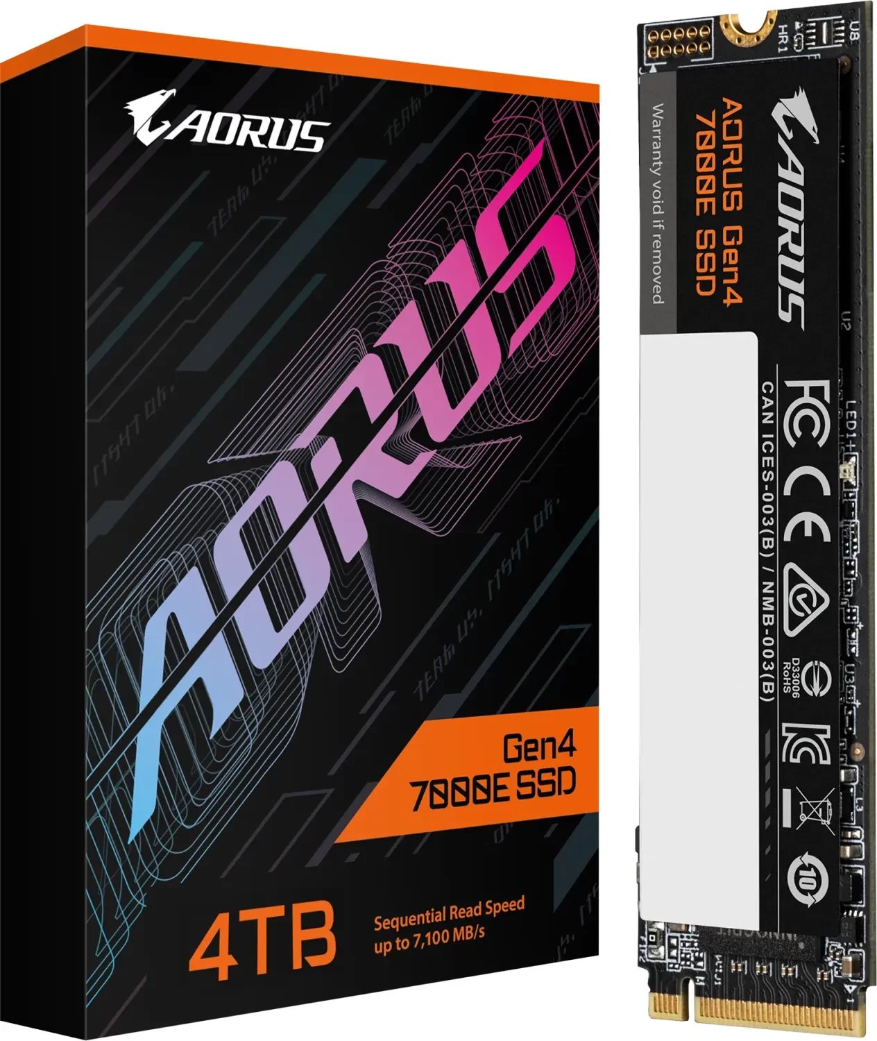 фото SSD накопичувач Gigabyte Aorus 7000E Gen4 1 TB (AG470E1TB)