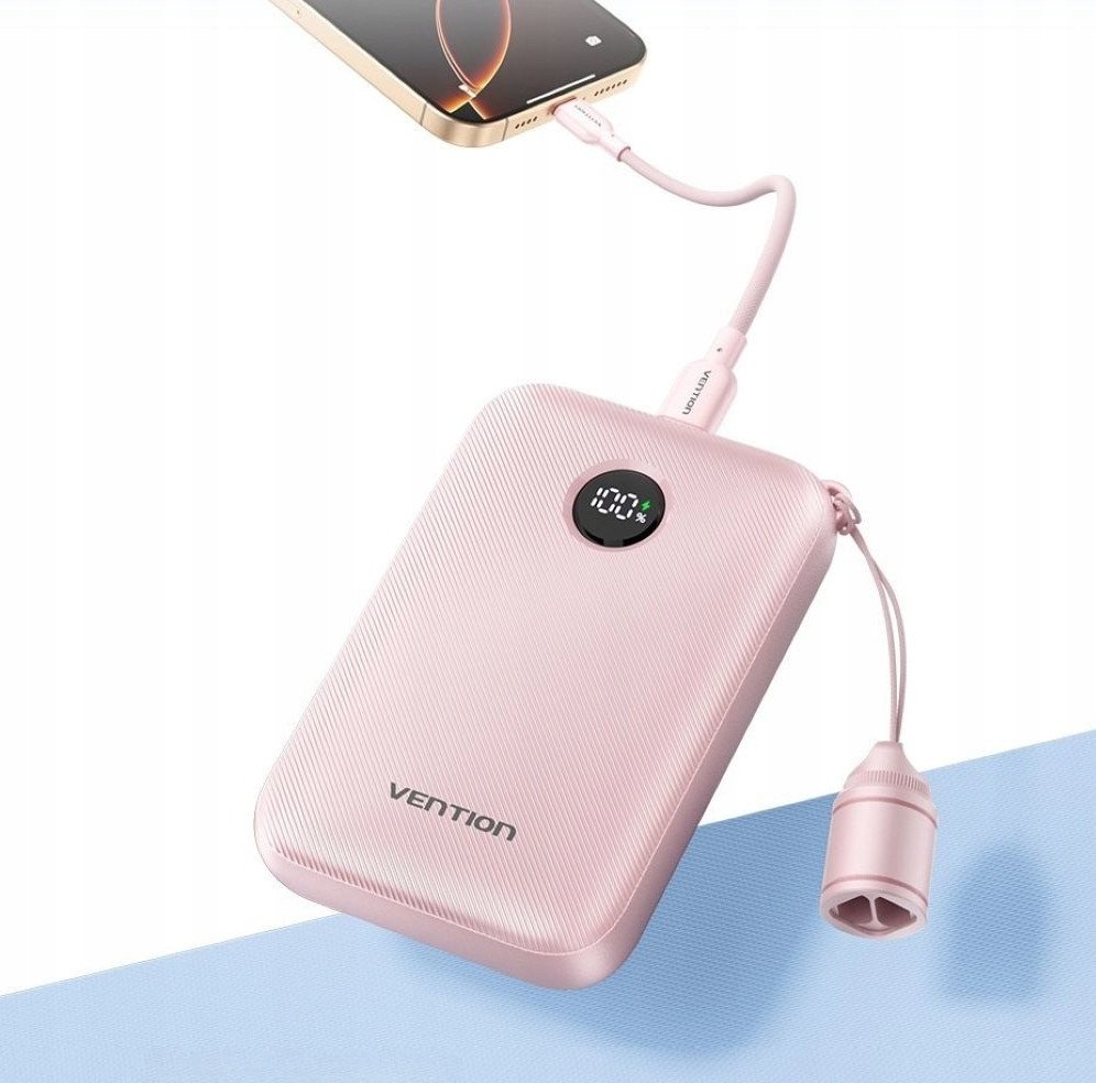 фото Внешний аккумулятор (пауэрбанк) Vention 10000mAh Beige (FKAN0-C)