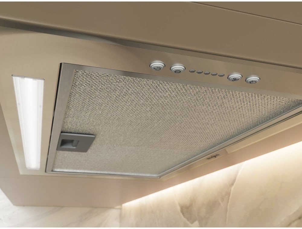 фото Витяжка вбудована Whirlpool WCTH 63F LEB X