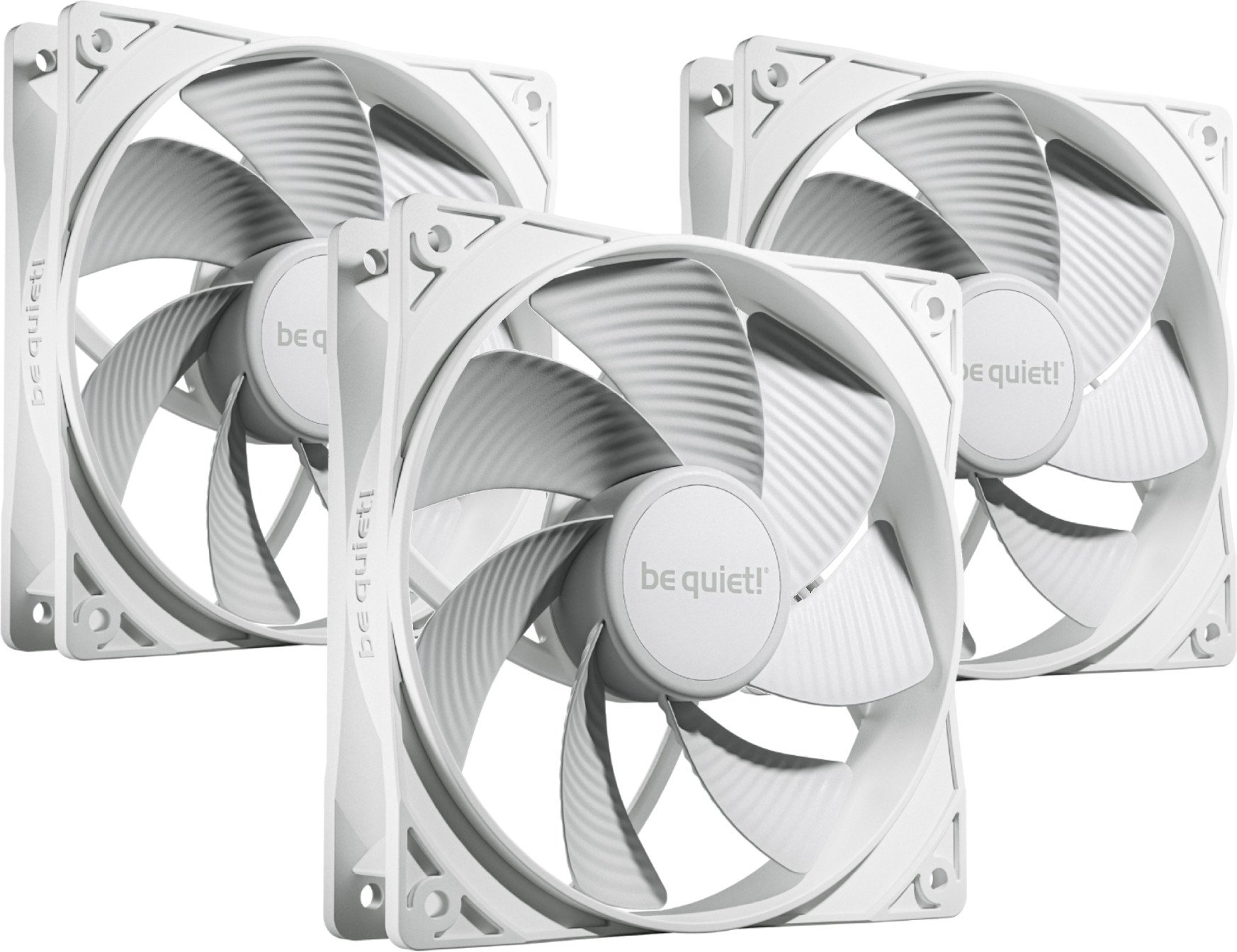фото Вентилятор Be Quiet! Pure Wings 3 120mm PWM Reverse 3-Pack White (BL136)