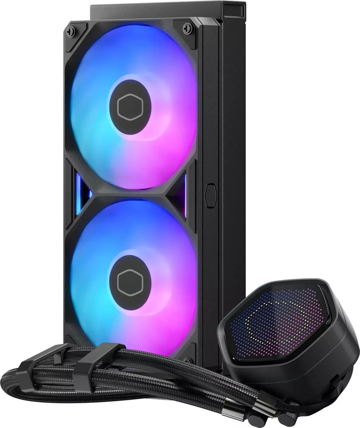 фото Водяне охолодження Cooler Master MasterLiquid 240 Atmos II Pixel LCD Black (MLX-D24M-A25SZ-P1)