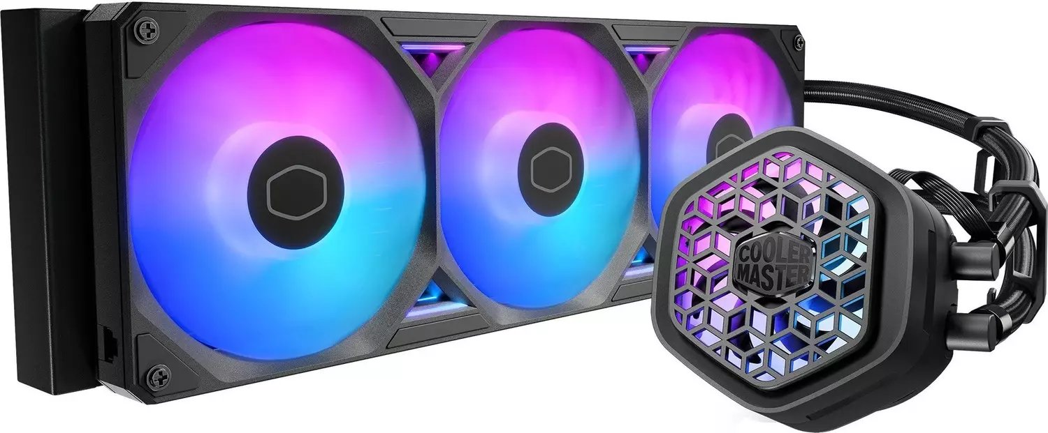 фото Водяное охлаждение Cooler Master MasterLiquid 360 Atmos II VRM Fan Black (MLX-D36M-A25SZ-V1)
