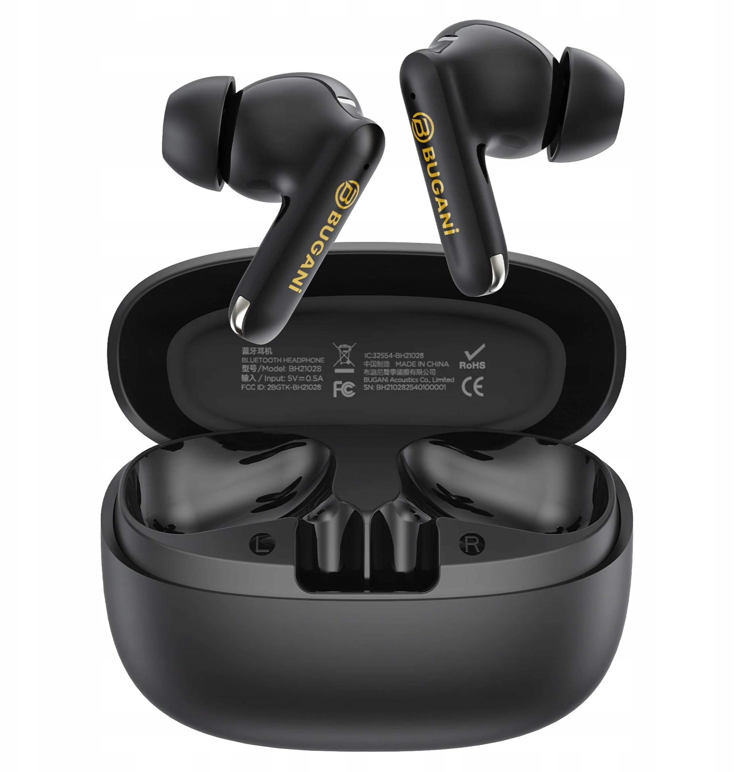 фото Наушники TWS Bugani Freebuds B20 Black