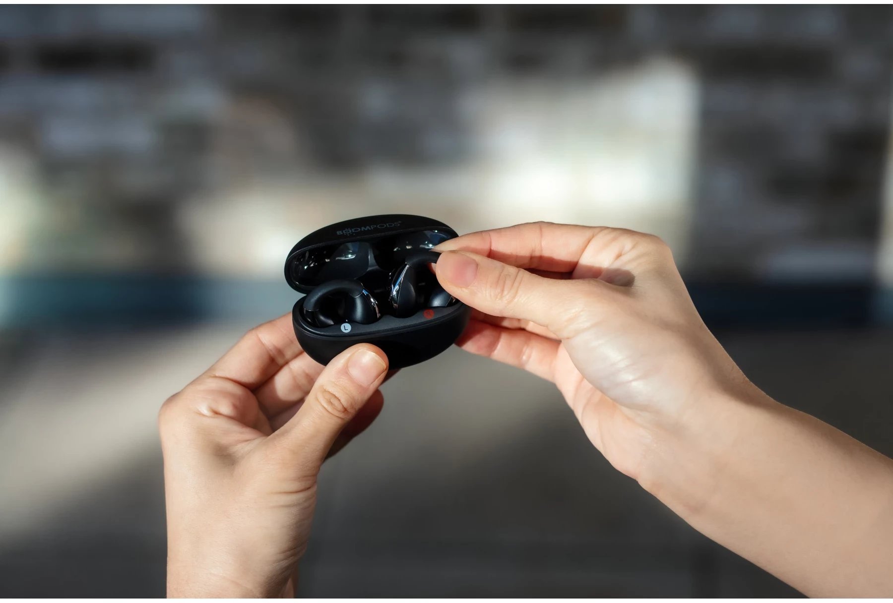 фото Наушники TWS Boompods Boomclip Pro Black