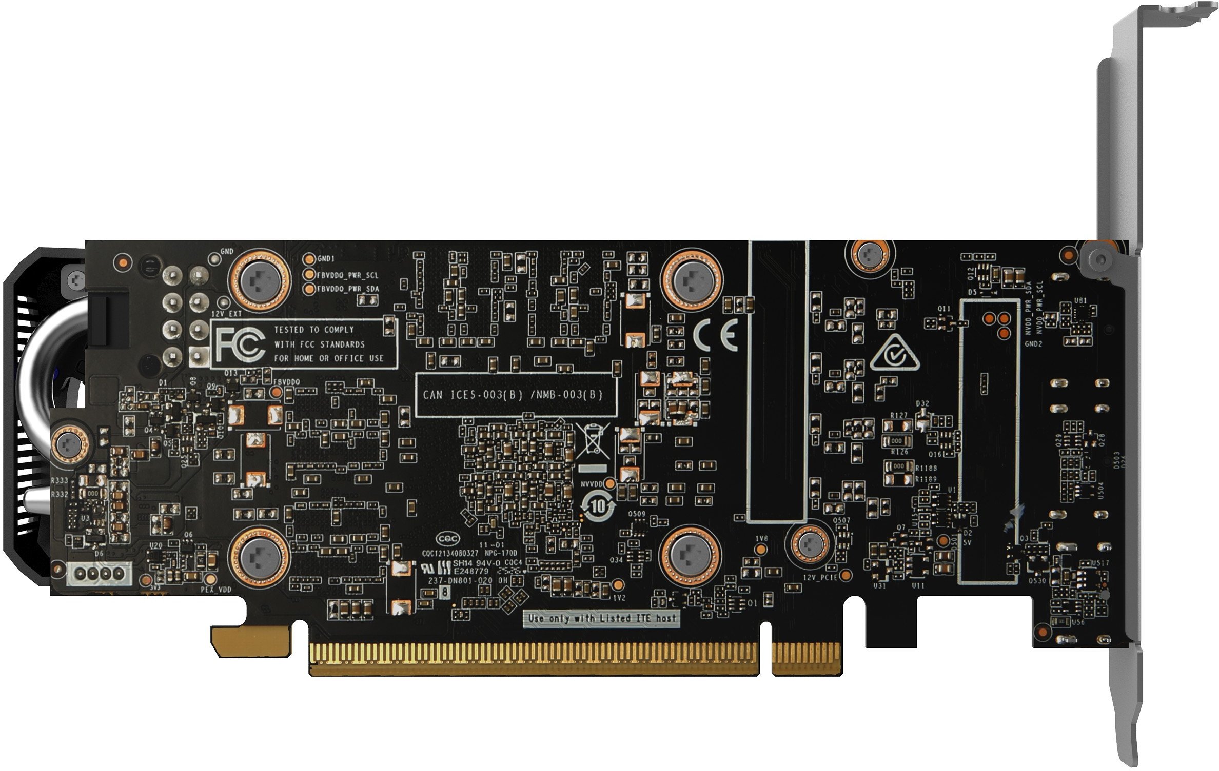 фото Видеокарта Zotac GeForce RTX 5050 Low Profile 8G (ZT-B50500L-10L)