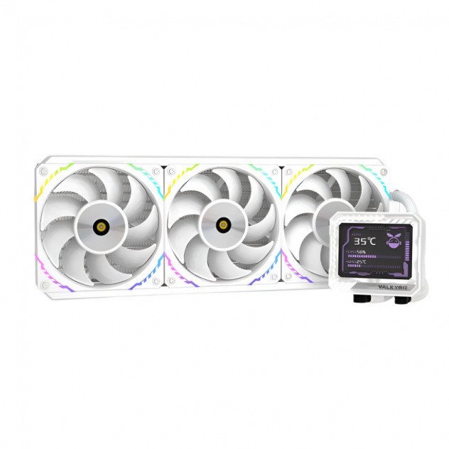 фото Водяне охолодження Valkyrie V360 LCD White (VK-AIOV360W)