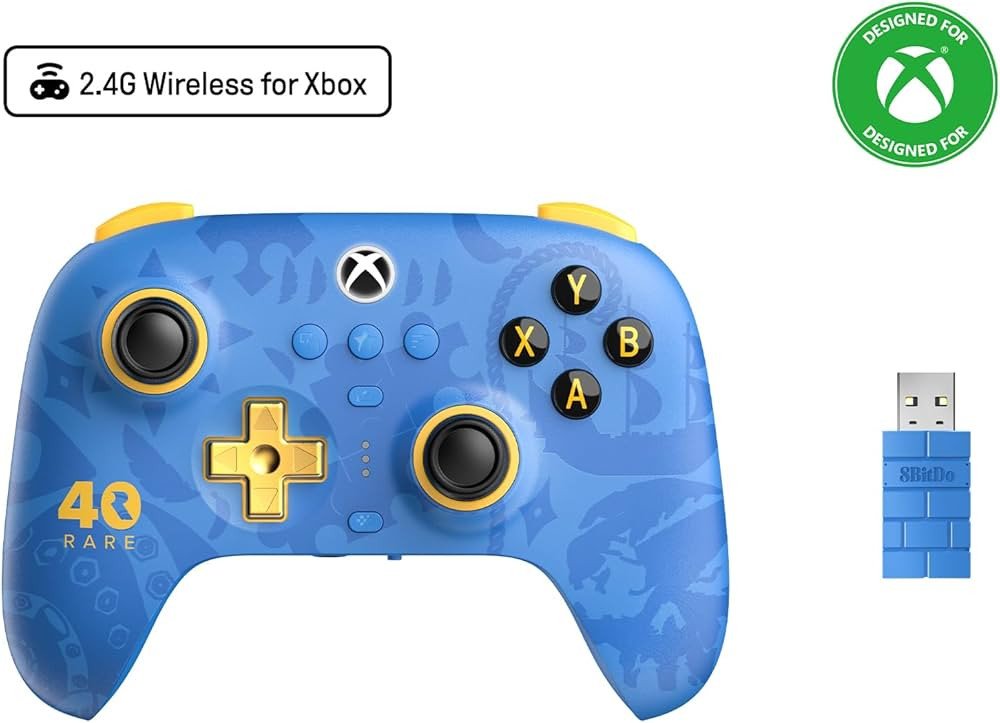фото Геймпад 8Bitdo Ultimate Xbox Rare Edition Blue (RET00857)
