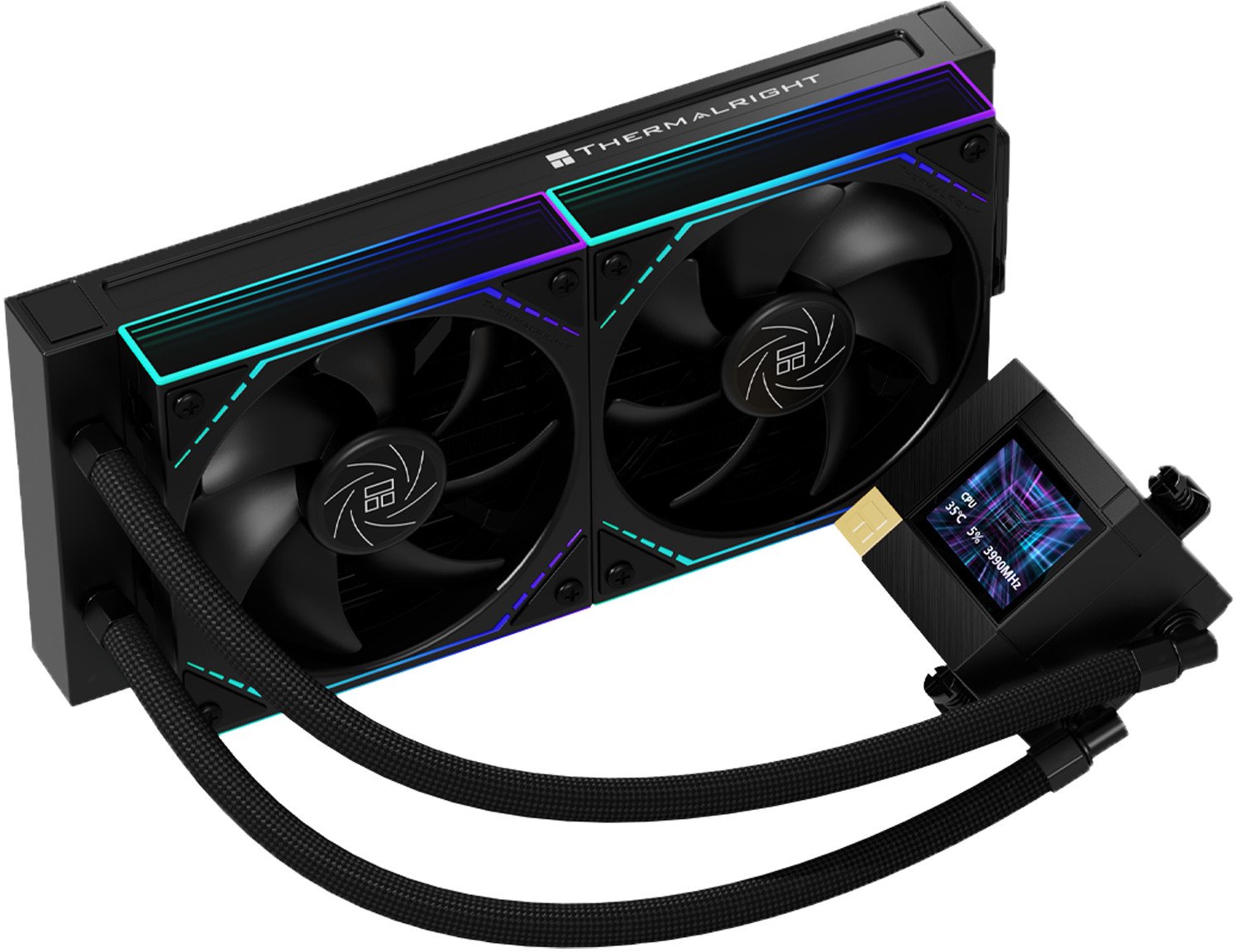 фото Водяное охлаждение Thermalright Core Matrix 240 Vision ARGB Black