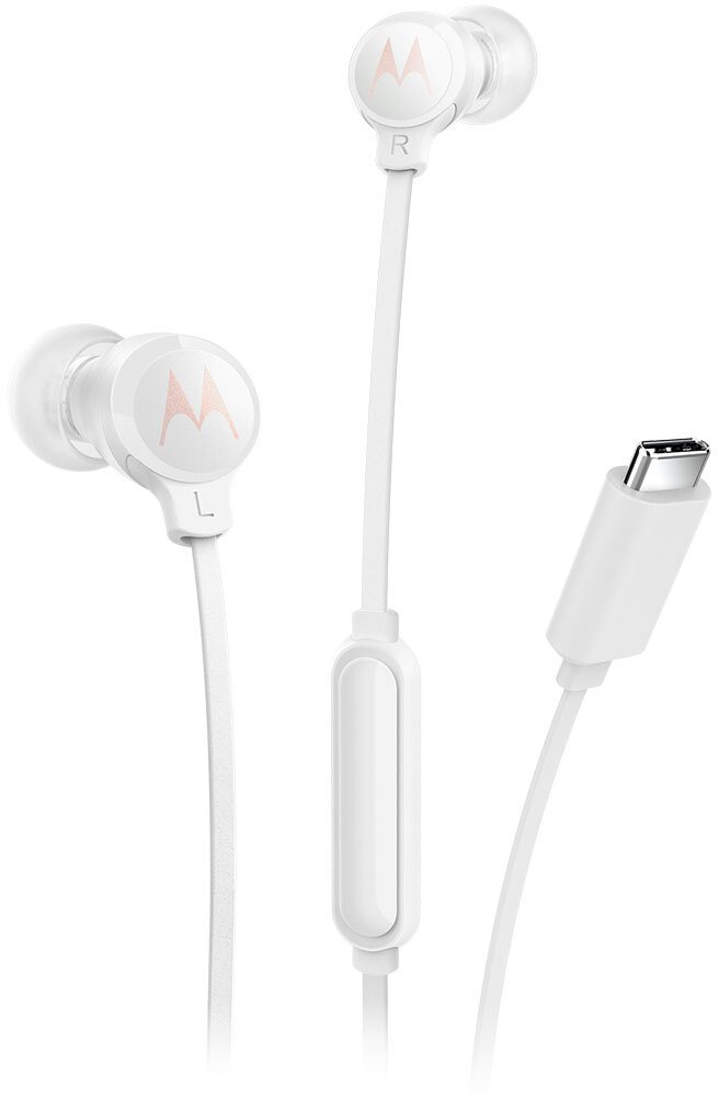 фото Наушники с микрофоном Motorola Earbuds 3C-S White 1