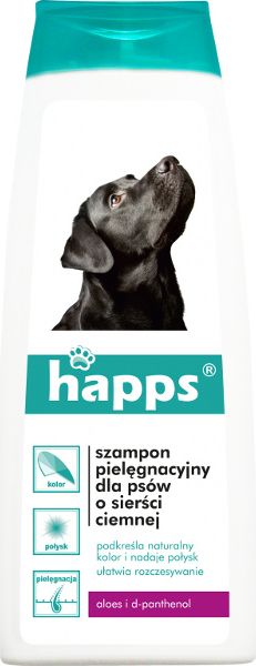 Happs Szampon pielęgnacyjny dla psów o sierści ciemnej 200ml (110146)