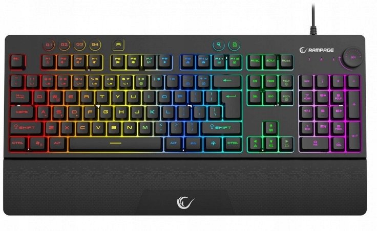 Rampage Simula RGB KB-GX65