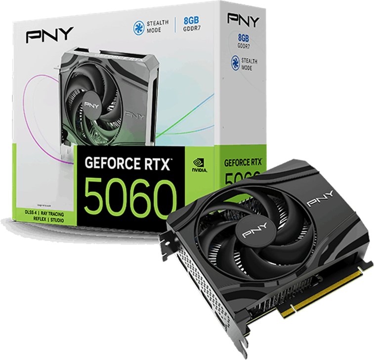 фото Видеокарта PNY GeForce RTX 5060 Single 8G (VCG50608SFXPB1) 1