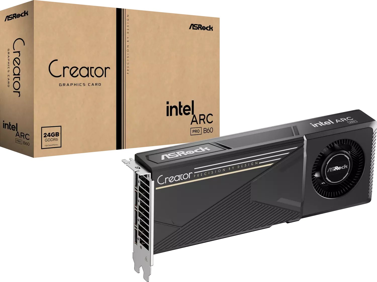 фото Відеокарта ASRock Arc Pro B60 Creator 24G (B60 CT 24G) 1