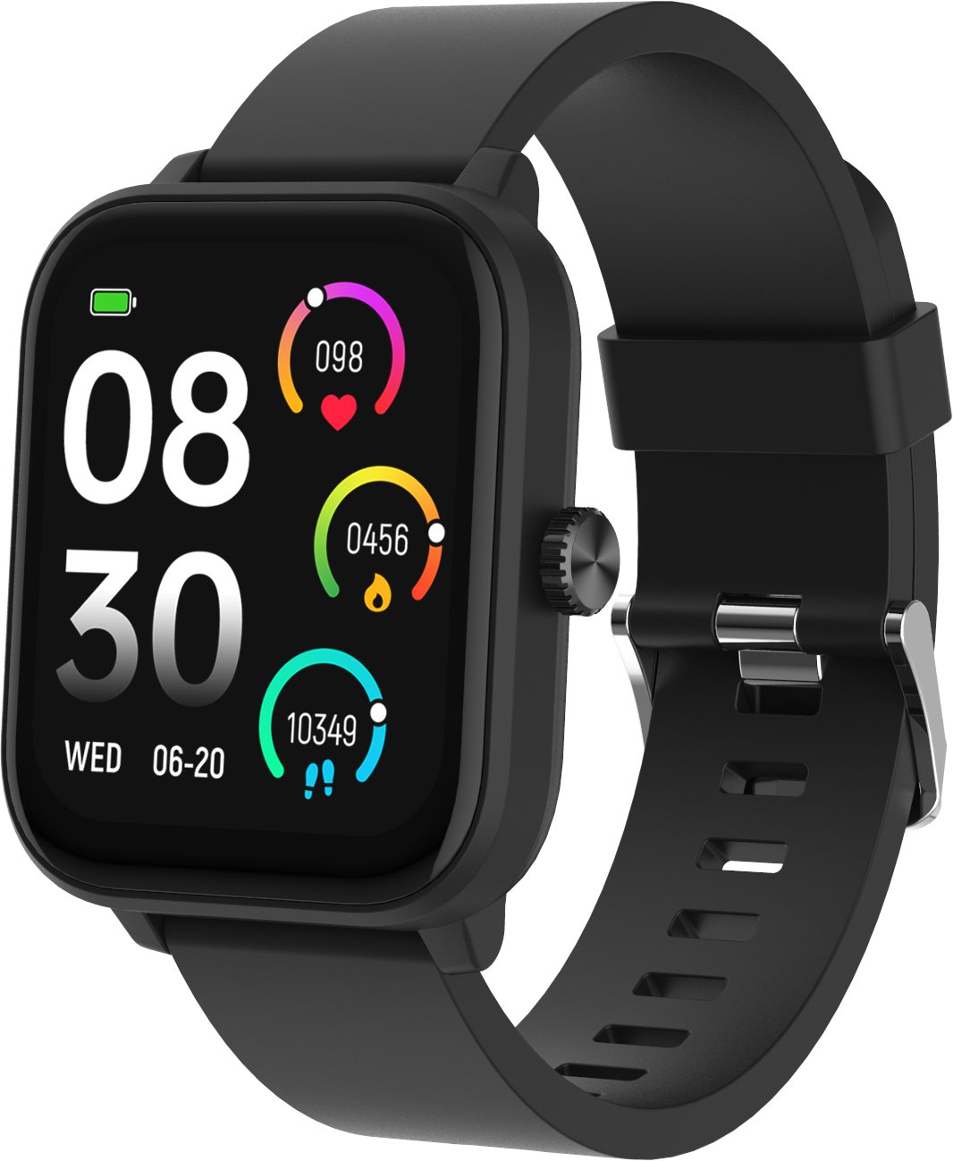 фото Смарт-годинник Denver SWG-155 Black — багатофункційний супутник для активного життя