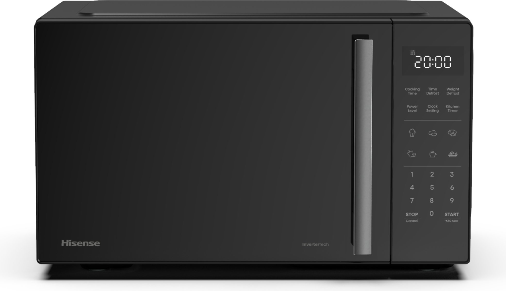 фото Мікрохвильовка з грилем Hisense H23MOBS4HI 1