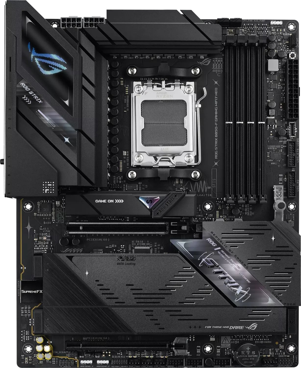 фото Материнська плата Asus ROG Strix B850-F Gaming WIFI7 Neo (90MB1NX0-M0EAY0) 2