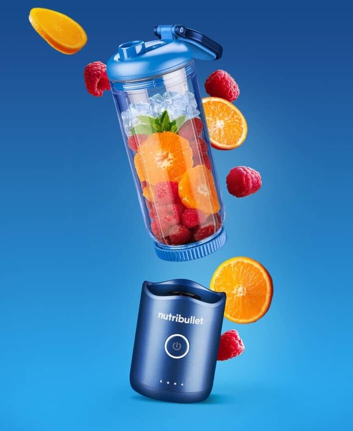 фото Фітнес-блендер NutriBullet Flex NBP013BL — компактний портативний міксер для щоденних смузі