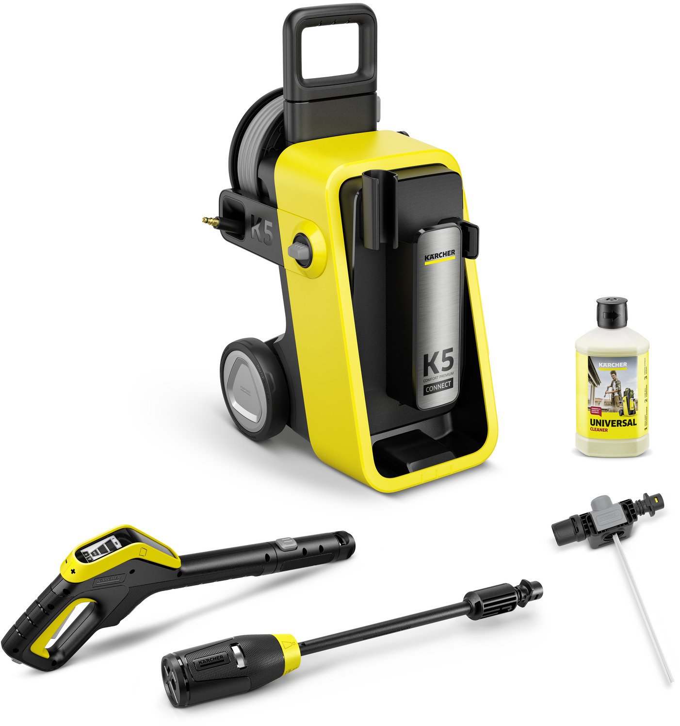 фото Мінімийка високого тиску Karcher K-5 Comfort Premium Connect (1.324-840.0) — потужне та комфортне прибирання для дому