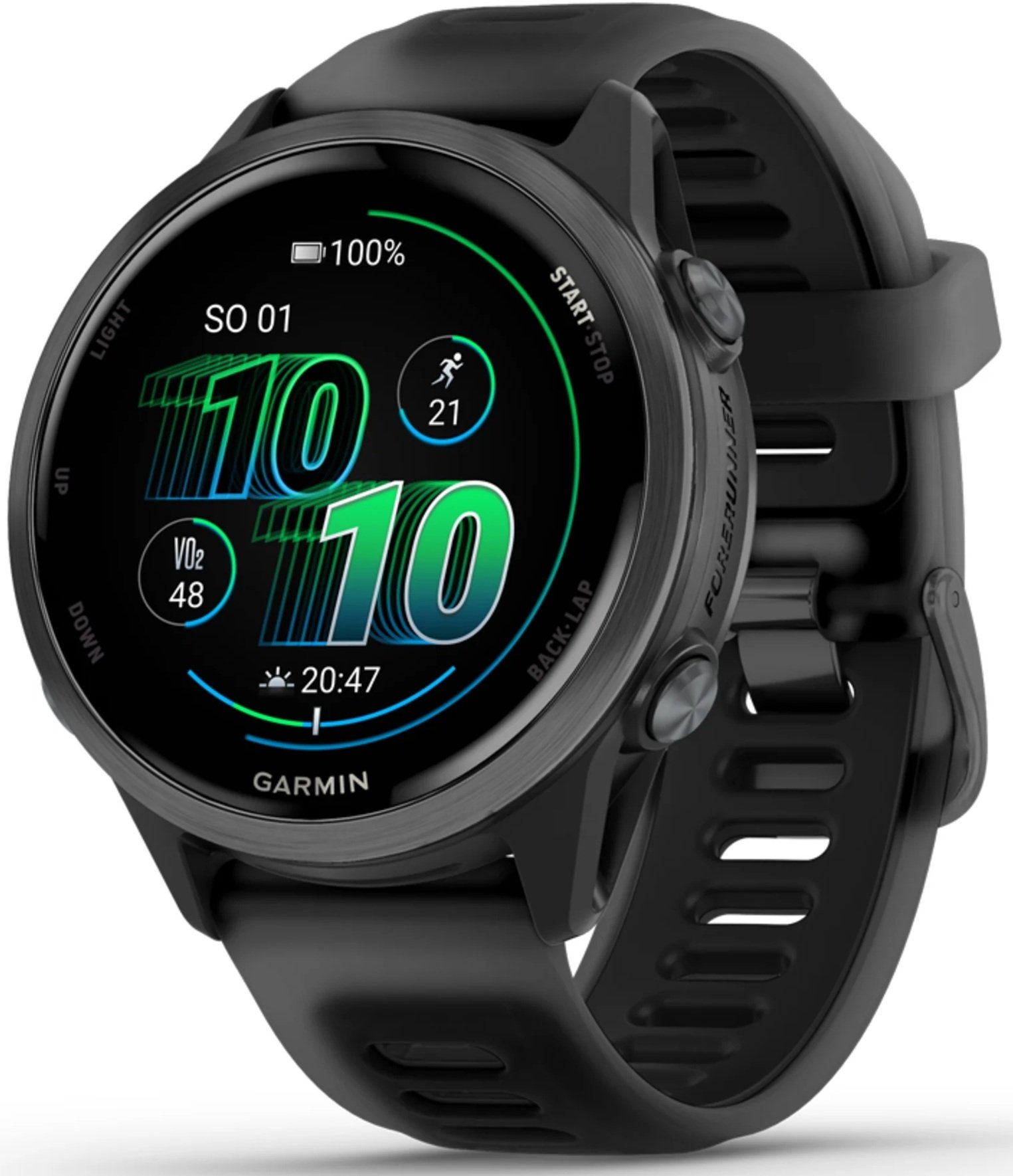 фото Смарт-годинник Garmin Forerunner 570 42 мм — легкий спортивний компаньйон з AMOLED-дисплеєм