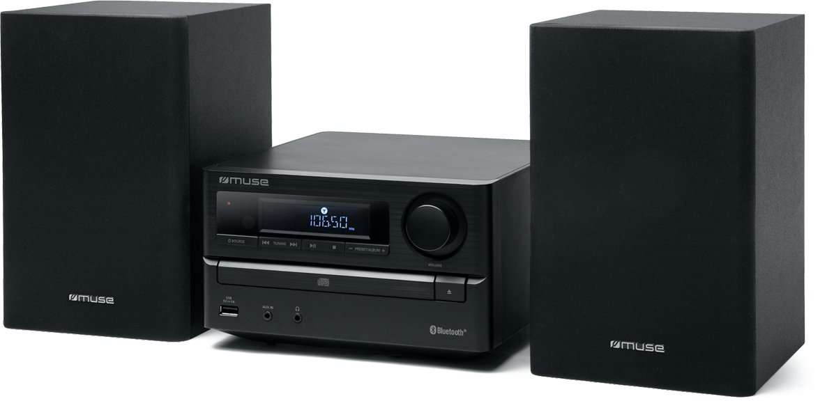 фото Мінісистема Muse M-62 FB Black 1