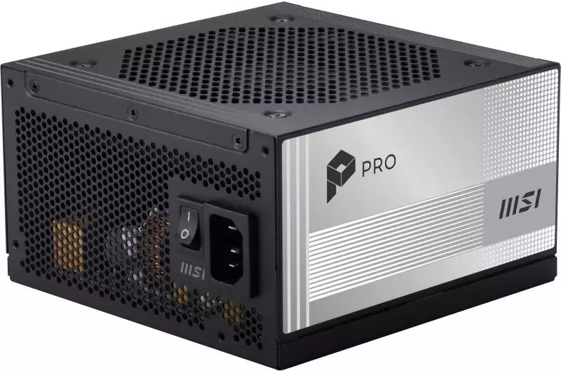 фото Блок питания MSI Pro A850PL PCIE5 — 850W, ATX 3.1, 80 Plus Platinum
