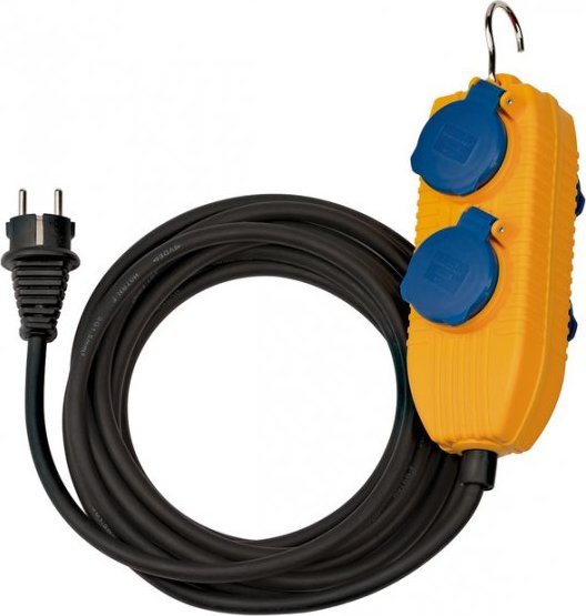 Listwa zasilająca Brennenstuhl Verlängerungskabel Brennenstuhl 5m Powerblock IP54 schwarz - 1169200010