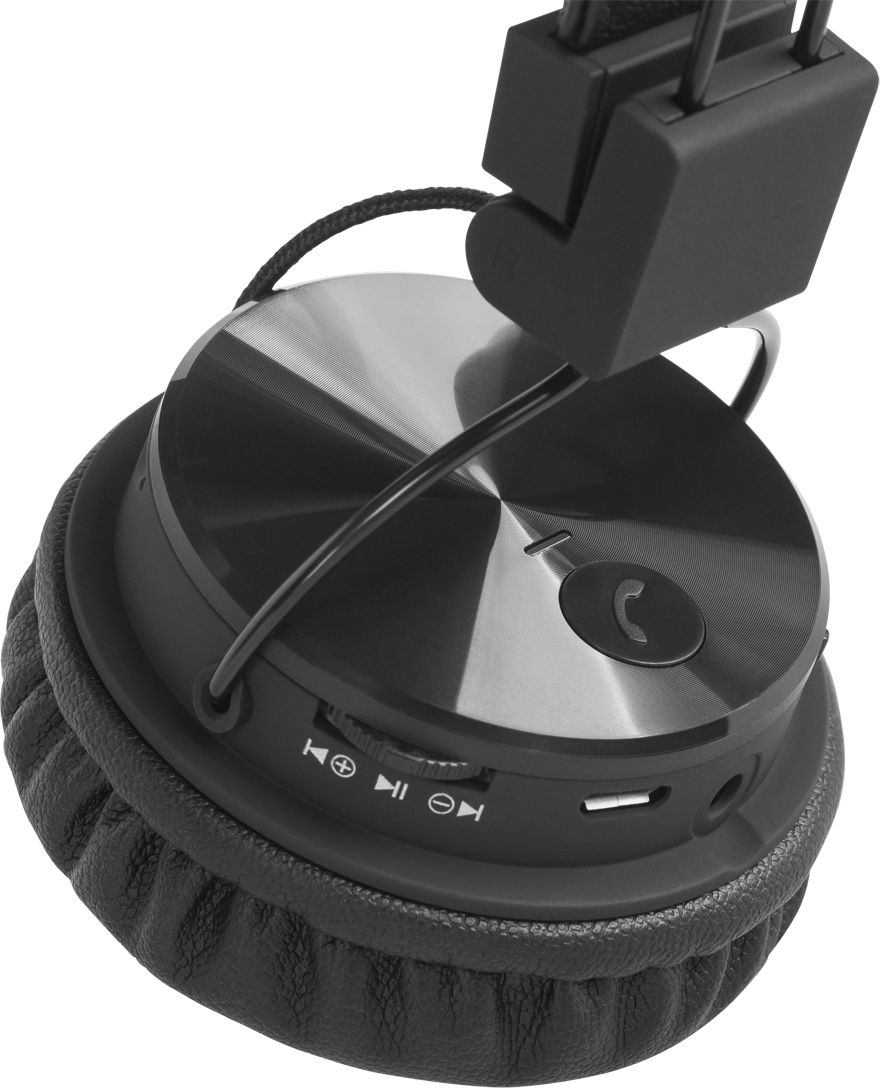 фото Навушники з мікрофоном Kruger&Matz Wave BT Black (KM0624)